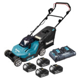Tondeuse Makita DLM382PF4 36V 38 cm 4 batteries 3,0 Ah