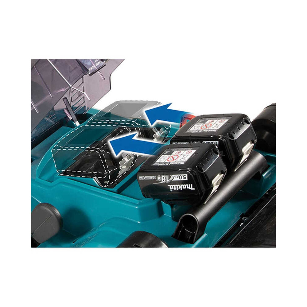 Tondeuse sans fil Makita DLM432PF2 kit 2 x 3,0 Ah