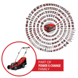 Tondeuse Einhell GE-CM 18/33 Li 18V 33 cm machine nue