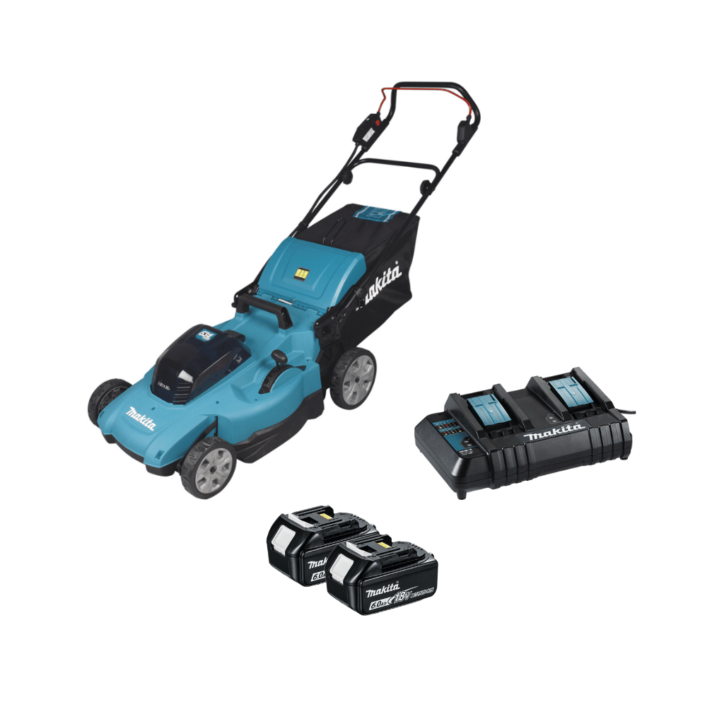 Tondeuse Makita DLM538PG2 36V 53 cm 2 batteries 6,0 Ah