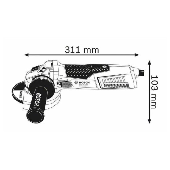 Meuleuse angulaire Bosch Professional GWS 19-125 CIE 060179P002
