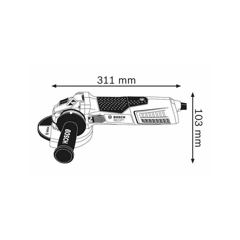 Meuleuse angulaire Bosch Professional GWS 19-125 CIE 060179P002