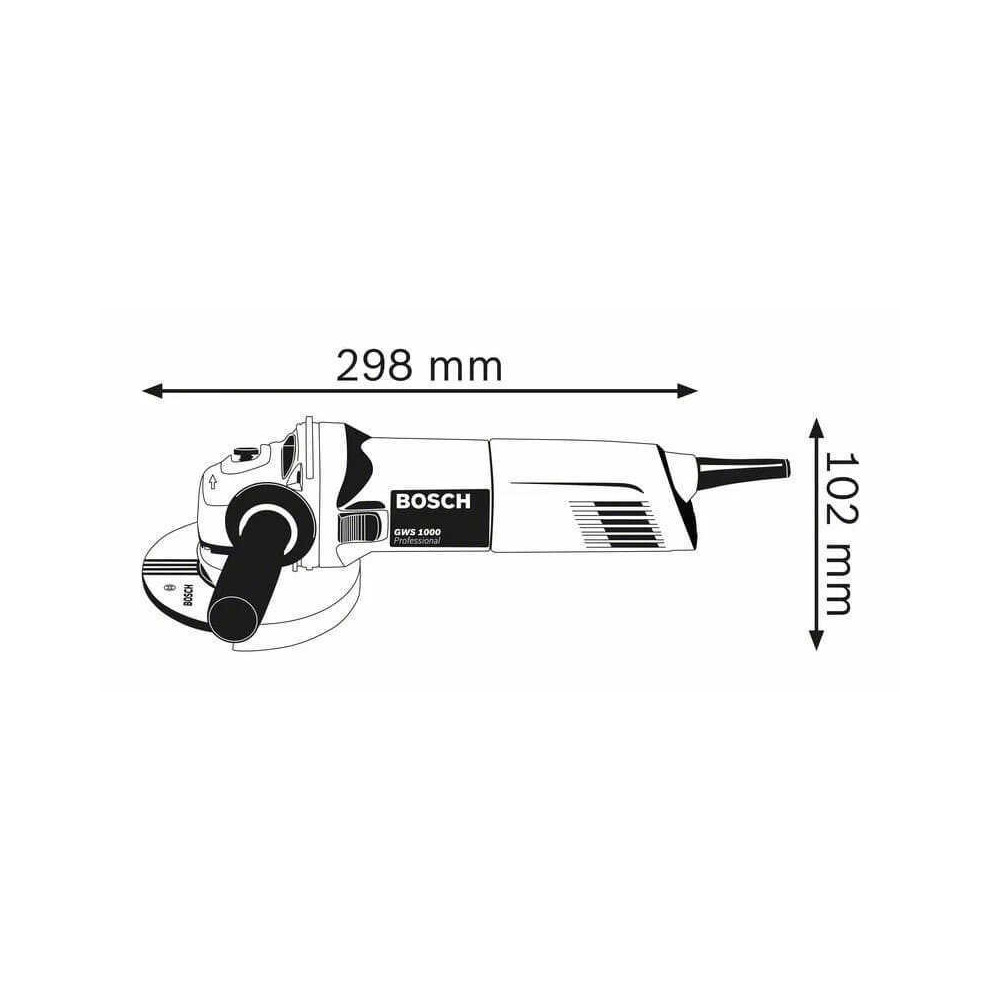 Meuleuse Bosch GWS1000(0601828800) 1 000 W