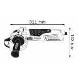 Meuleuse d'angle Bosch Professional GWS17-125CIE(060179H002)