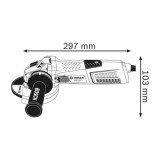 Meuleuse d'angle Bosch Professional GWS13-125CI(060179E002)