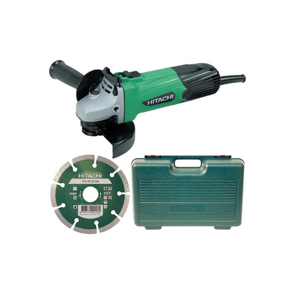 Meuleuse d'angle HiKOKI G12SS-J3 115 mm + disque