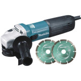 Meuleuse Makita GA5040RKDJ 1 100 W Ø125 mm Makpac