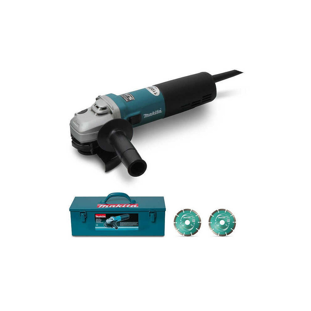 Meuleuse d'angle Makita 9565HKD + 2 disques