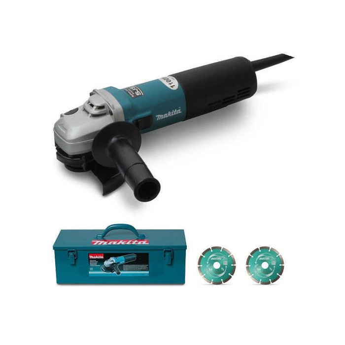 Meuleuse d'angle Makita 9565HKD + 2 disques