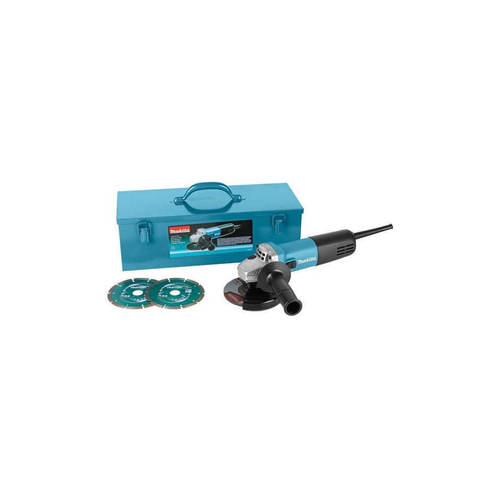 Meuleuse d'angle Makita 9558HNRGK3 + 2 disques
