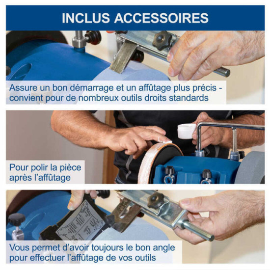 Affûteuse à eau 250 mm tiger 2500 Scheppach 5903202901