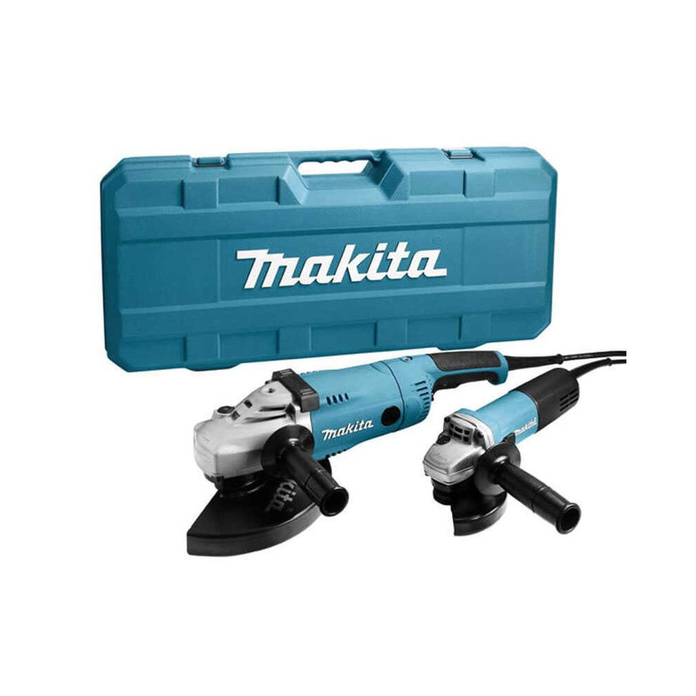 Ensemble 2 meuleuses Makita DK0053G 125 + 230 mm