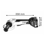 Meuleuse angulaire Bosch Professional GWS 18V-10 PC 06019G3E0B