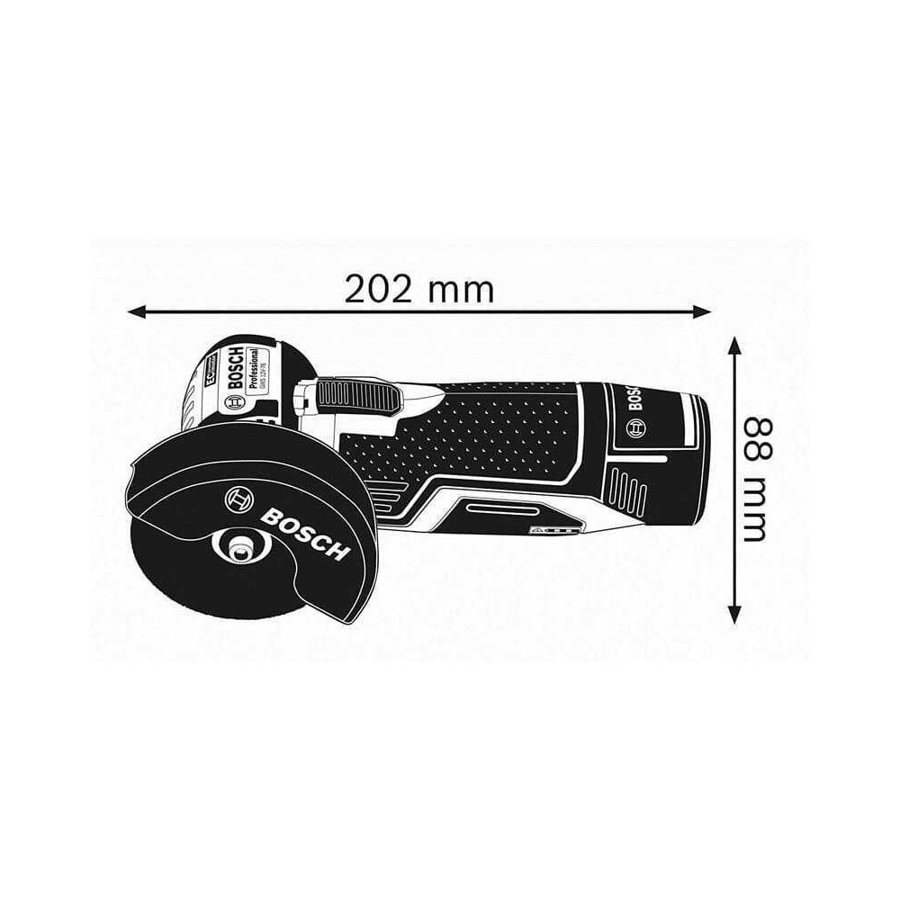 Meuleuse angulaire Bosch Professional GWS 12V-76 06019F2003