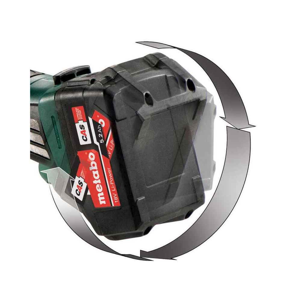 Meuleuse d'angle sans fil Metabo W18LTX115(602170840)