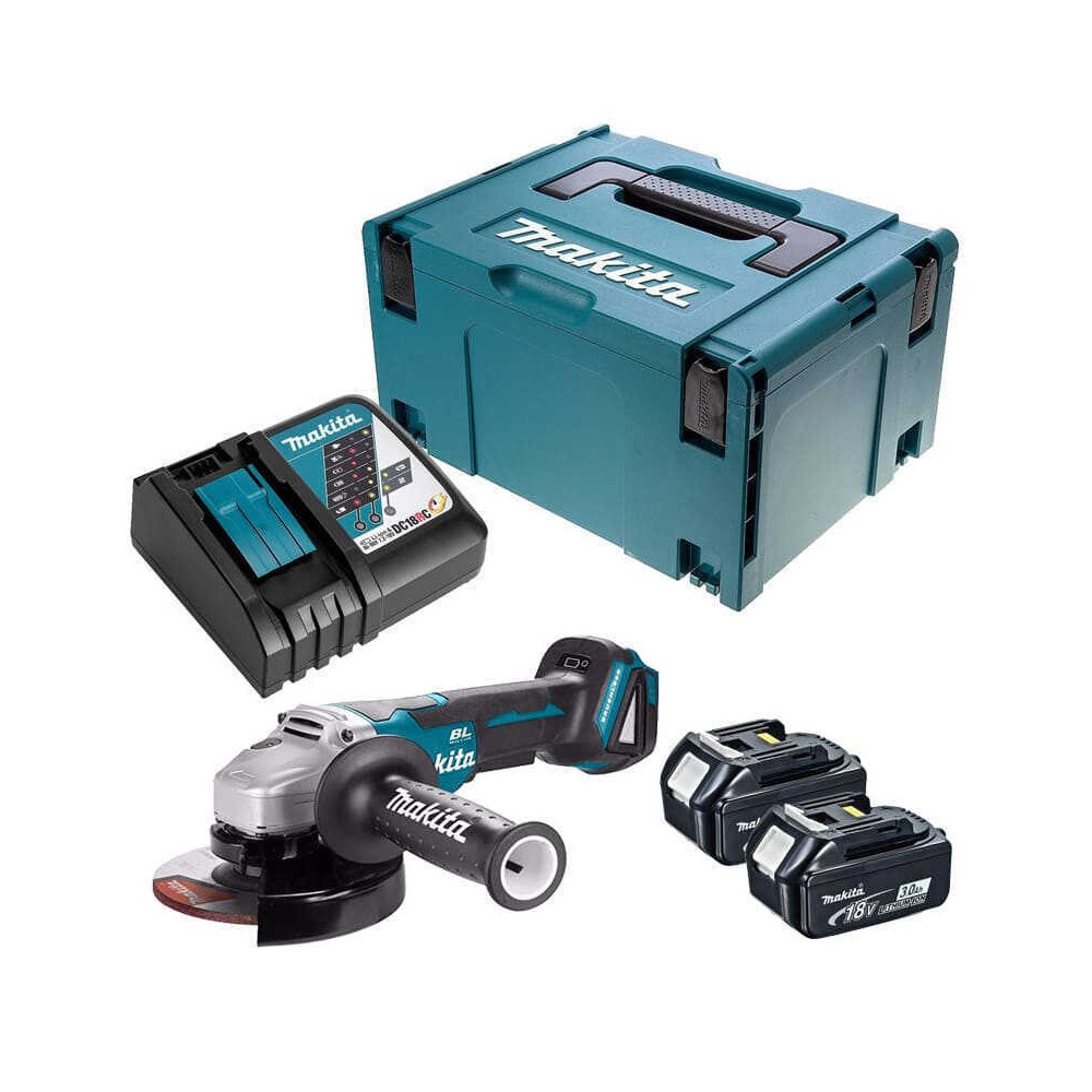 Meuleuse d'angle Makita DGA505RFJ 18V 125 mm 3,0 Ah