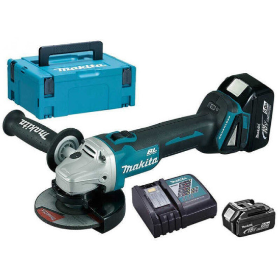 Meuleuse d'angle Makita DGA504RTJ 18V LXT