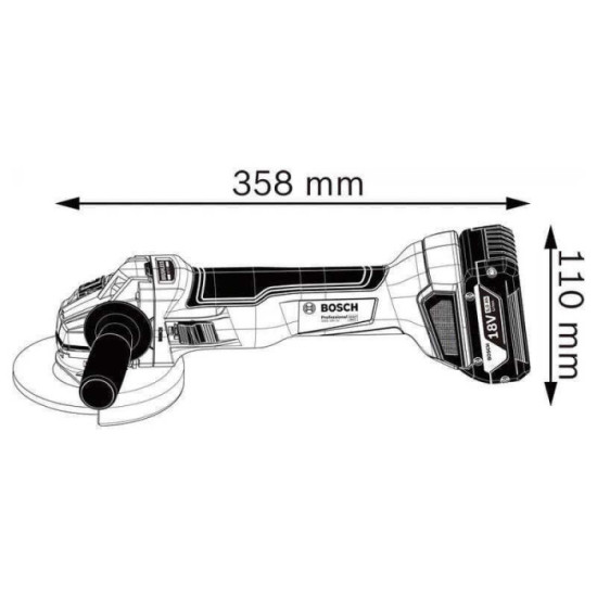 Meuleuse d'angle Bosch Professional 06019J4000