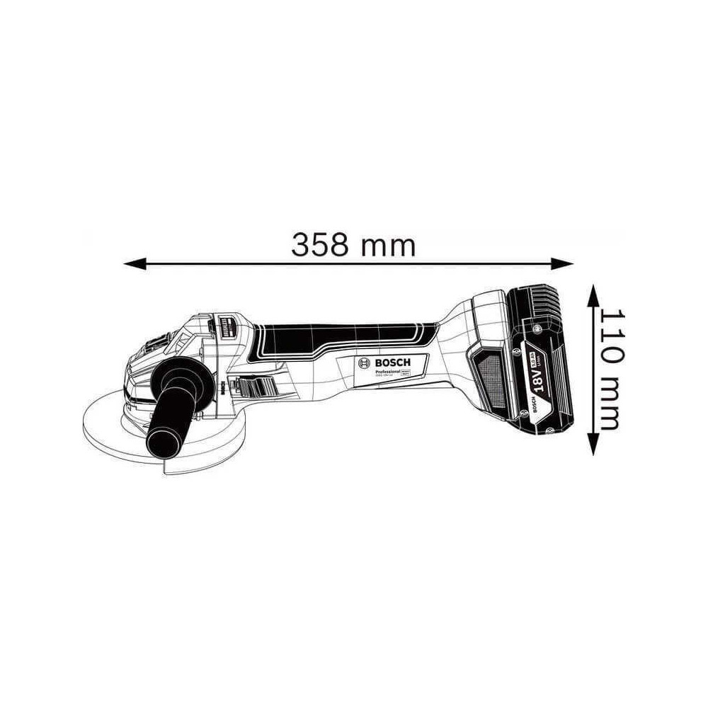 Meuleuse d'angle Bosch Professional 06019J4000