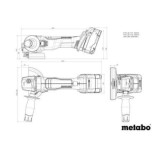 Meuleuse d'angle Metabo W 18 L BL 9-125 602374510