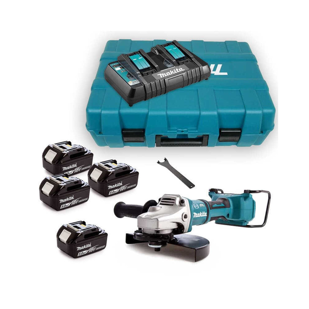 Meuleuse d'angle Makita DGA900PT4 36V LXT
