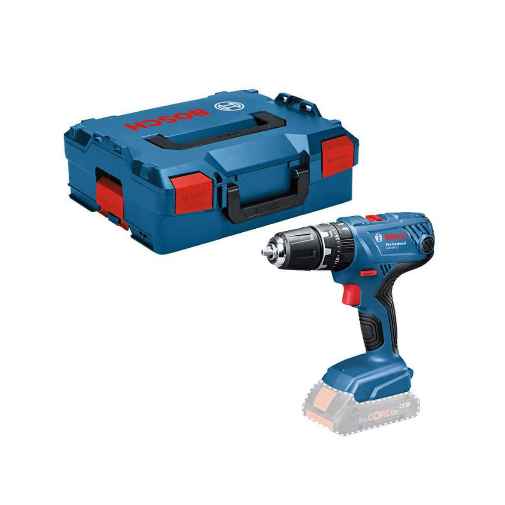 Perceuse à percussion Bosch GSB 18V-21 nue L-BOXX