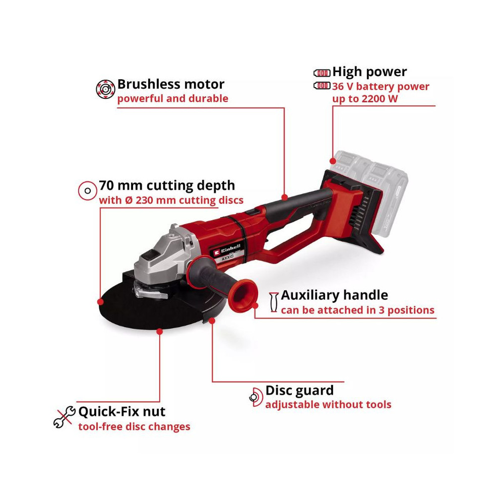 Meuleuse d'angle Einhell AXXIO 36/230 Q
