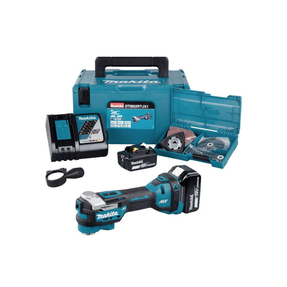 Découpeur-ponceur multifonctions Makita DTM52RTJX1