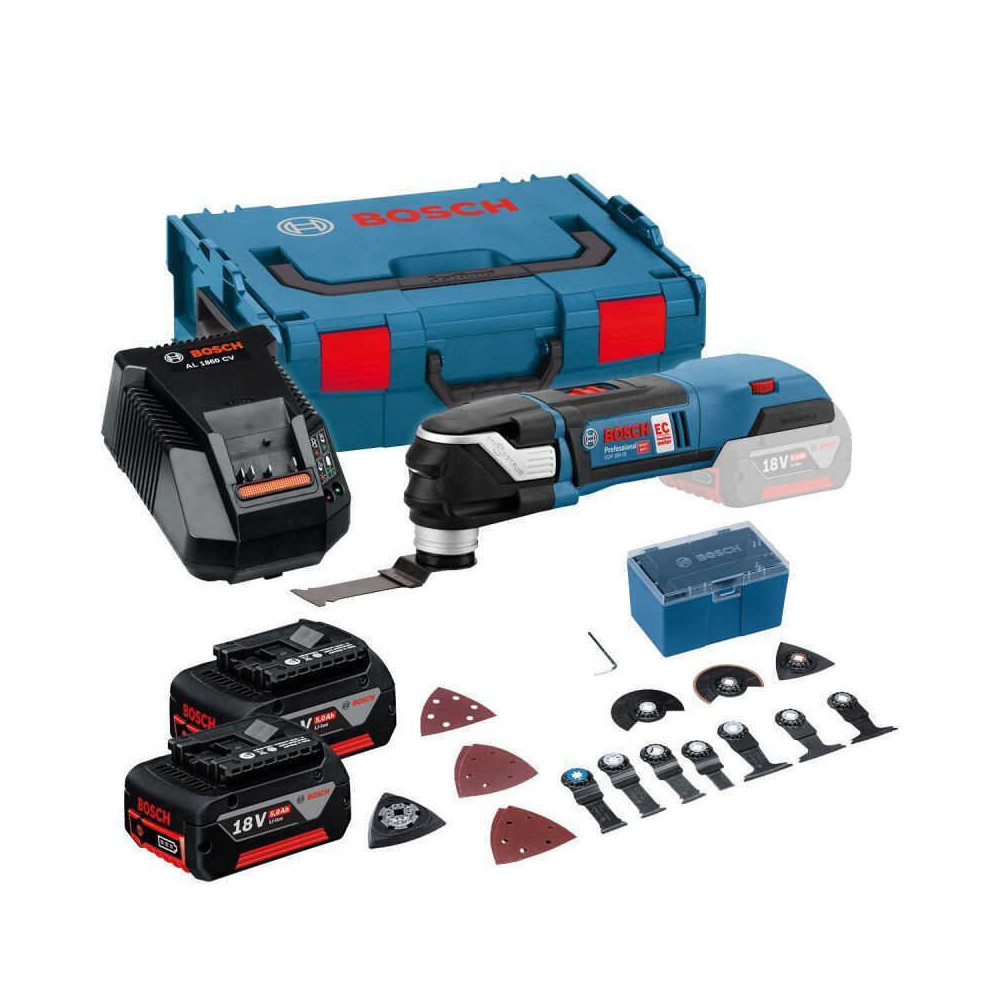 Découpeur-ponceur Bosch Professional GOP 18V-28 GOP18V-28-2x5Ah