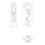 Outil multifonction Metabo 613021890 18V CAS machine nue HT