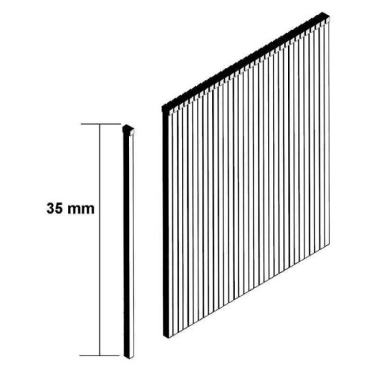 Clous brads 18 Ga Makita F-31915 35 mm x 5 000