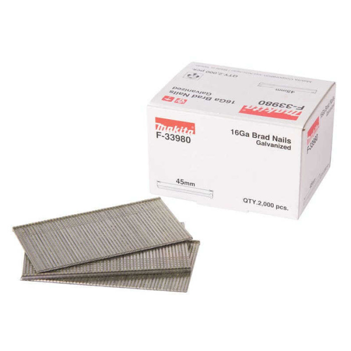 Clous brads 16 Ga Makita F-33980 45 mm x 2 000