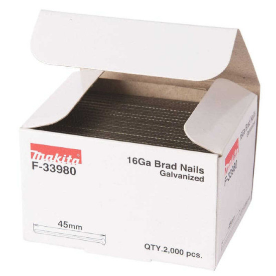 Clous brads 16 Ga Makita F-33980 45 mm x 2 000