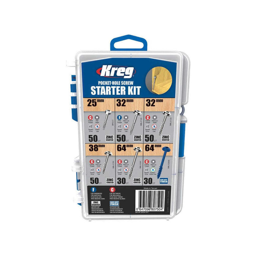 Coffret de vis à trou de poche Kreg SK04