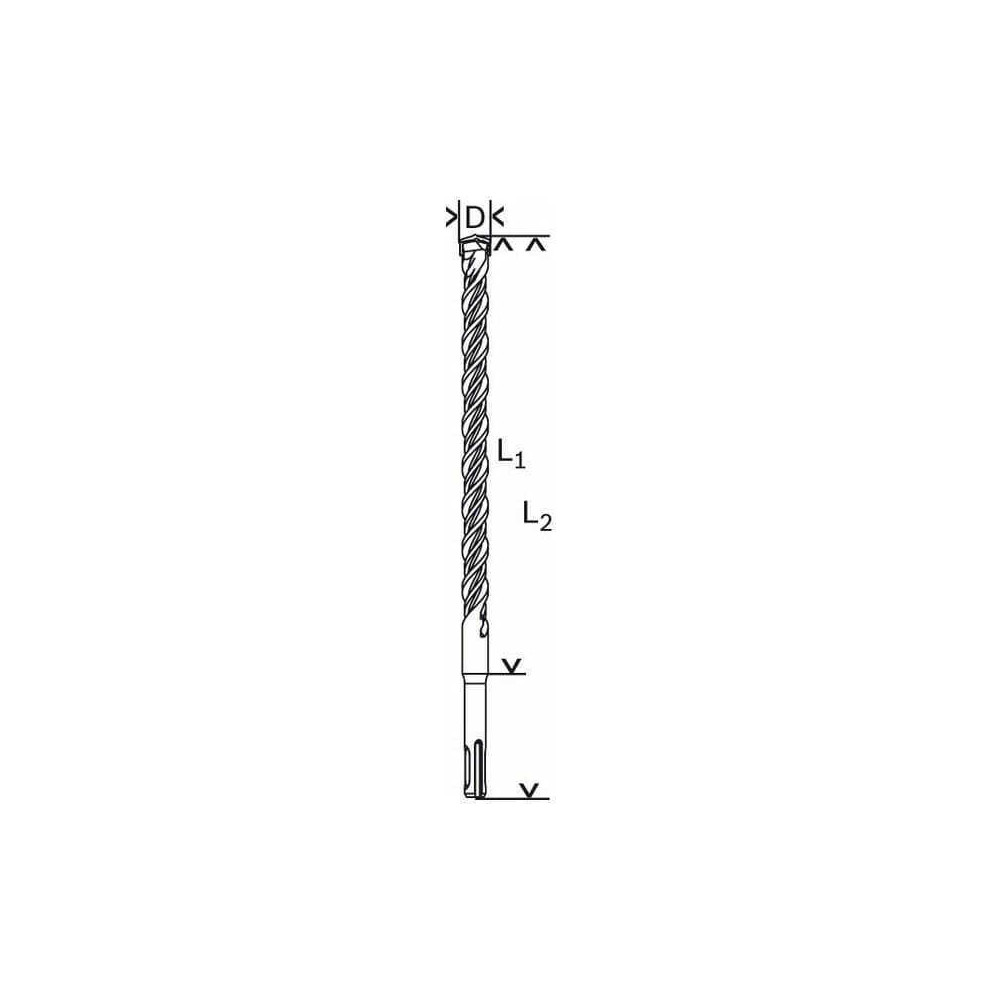 Foret béton SDS-plus Bosch 2608596146 Ø5,5 mm