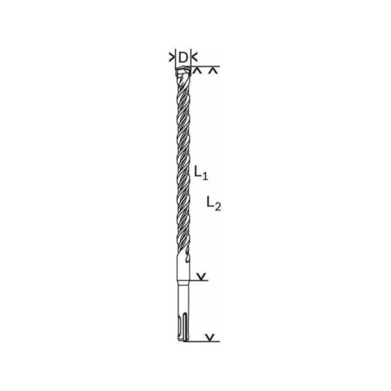Foret pour perforateur Bosch Professional 1618596180