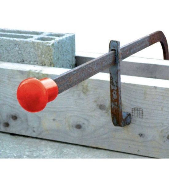 Embout de sécurité rouge sac de 25 Taliaplast 600413