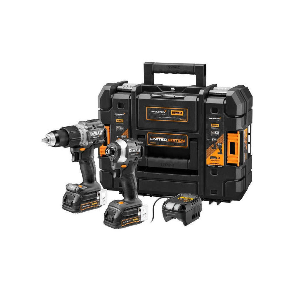 Pack 2 outils 18 V DeWalt DCK200ME2GT McLaren