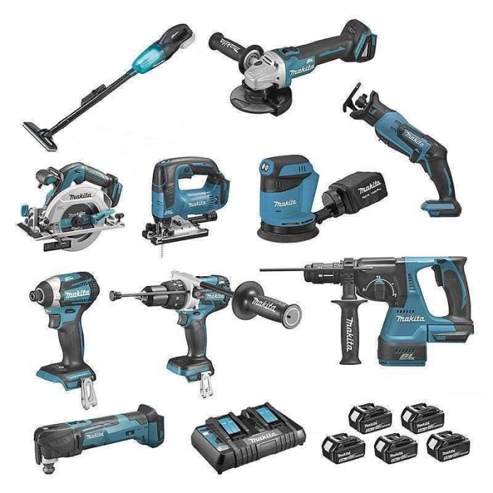 Pack 10 machines Makita DLX1011PTJ 18V LXT