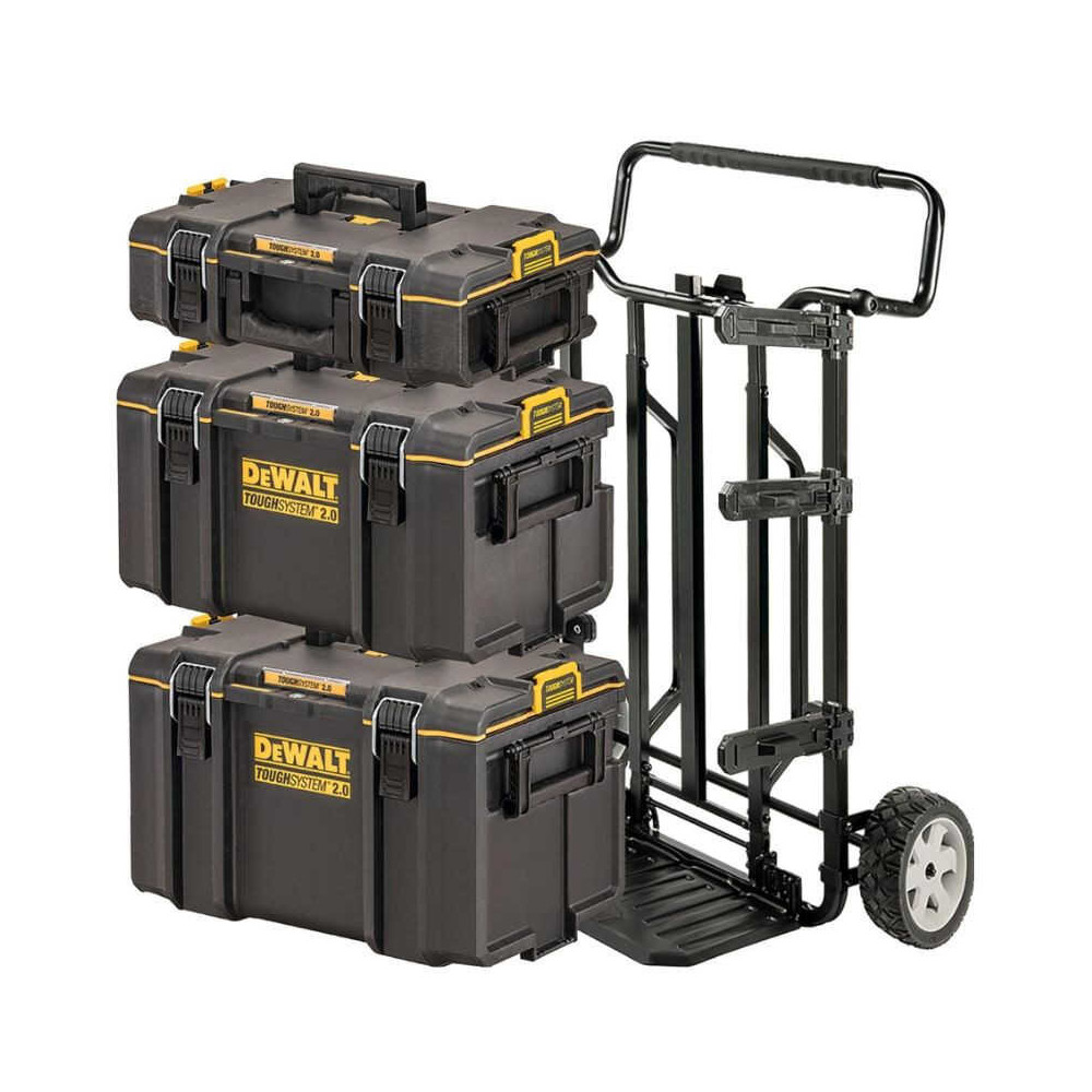 ToughSystem 2.0 : 3 coffrets + chariot DeWalt DWST83401-1
