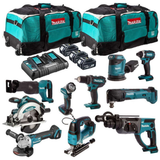 Pack 10 machines Makita DLXCBO028