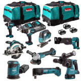Pack 9 machines Makita DLXCBO030