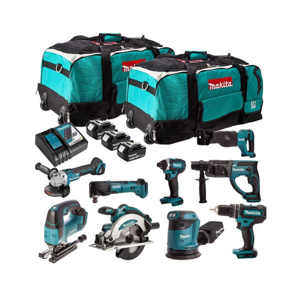 Pack 9 machines Makita DLXCBO037