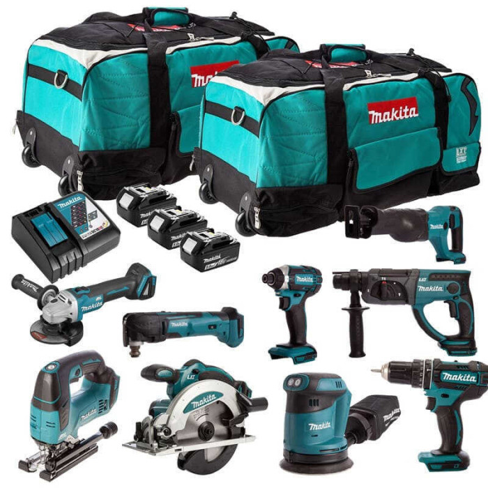Pack 9 machines Makita DLXCBO037