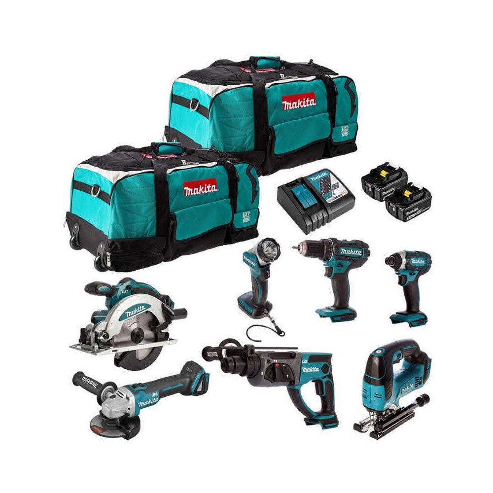 Pack 7 machines Makita DLXCBO029