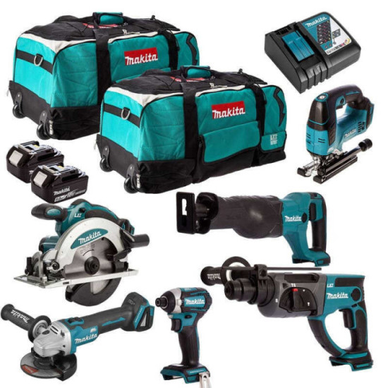 Pack 6 machines Makita DLXCBO027