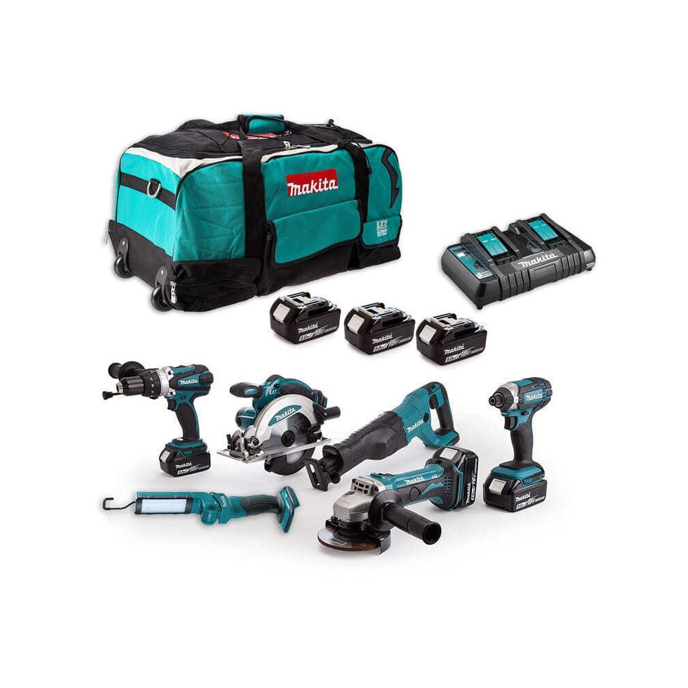 Pack 6 machines Makita DLX6044PT 3x5,0 Ah