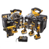 Pack 6 machines DeWalt DCK699M3T 18V XR 4,0 Ah