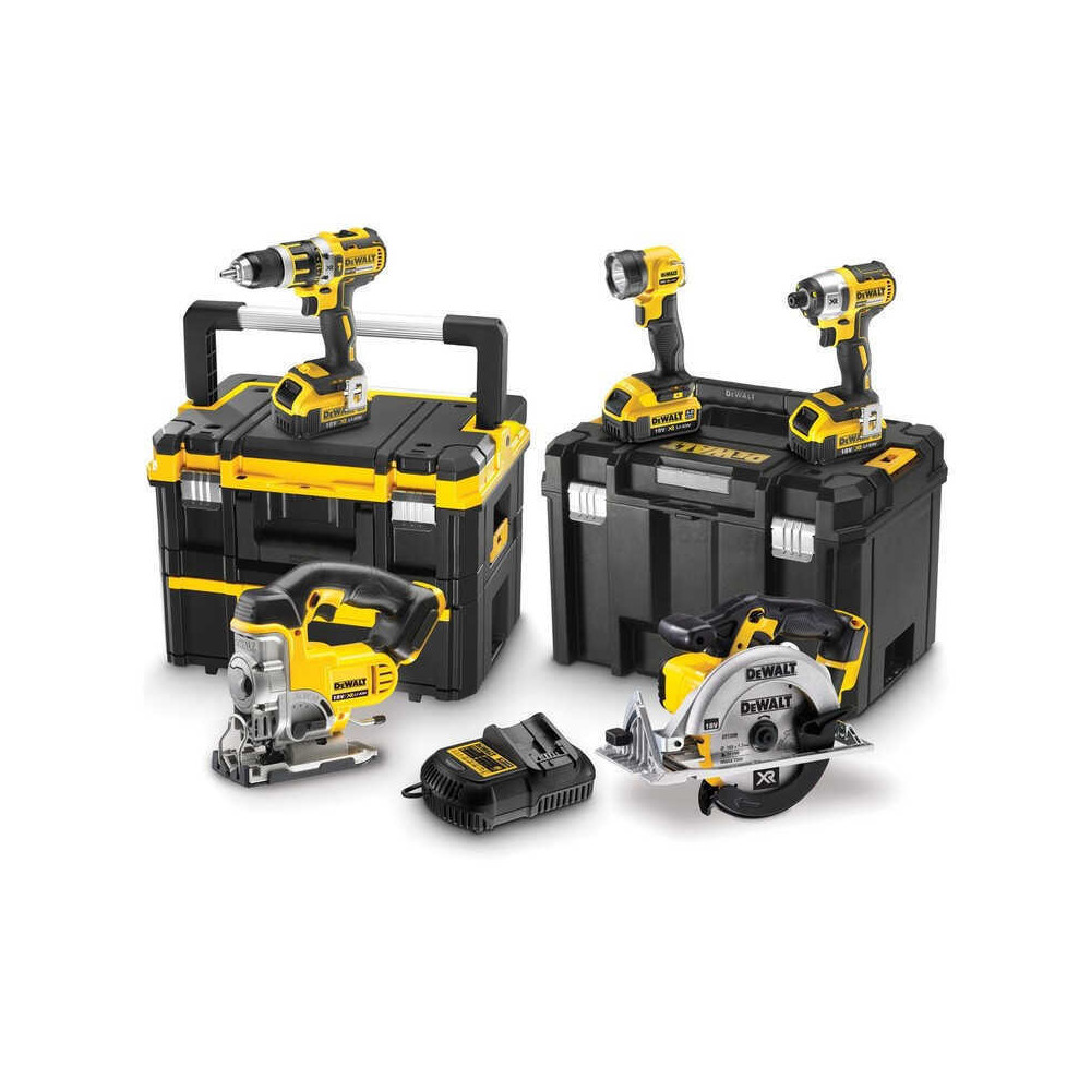 Pack 5 machines XR 18 V DeWalt DCK550M3T