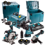 Ensemble 5 machines Makita DLX5038PTJ 18 V 5,0 Ah